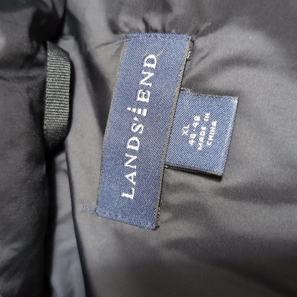 Lands’ End Goose Down Puffer Vest XL EUC - Picture 3 of 9